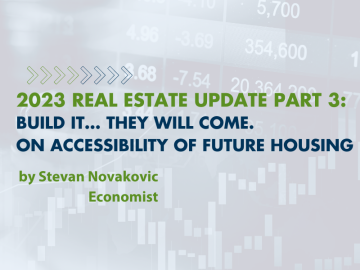 Real Estate Update Part 3: Build it....They will come. On Accessibility of Future Housing